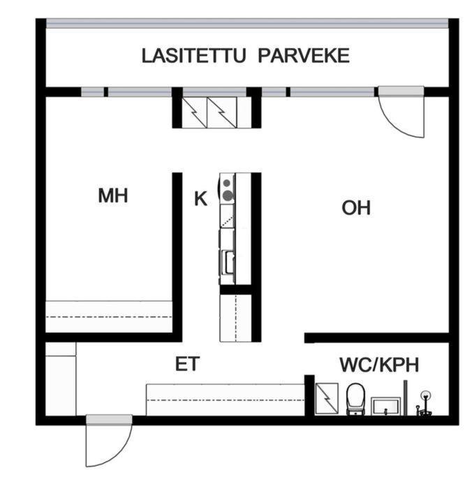 Scandinavian 2-Rooms Apartment City Center Helsinki Eksteriør billede